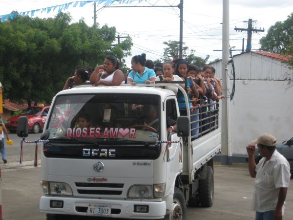 Nicaraguan public transport..
