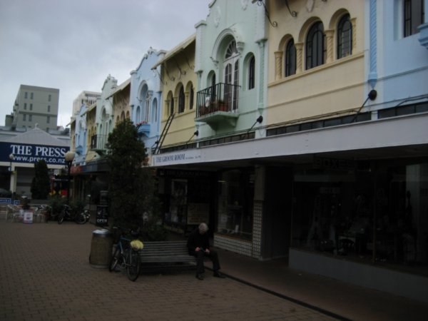 the cute streets of Christchurch
