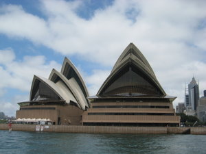 The opera house from the ferry