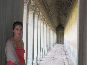 Amy in Angkor Wat...