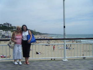 Me and Doreen at Bournemouth
