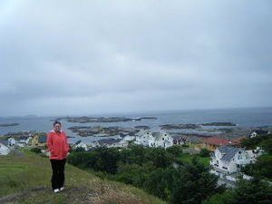 Overlooking the coastal islands from the mainland out of Molde