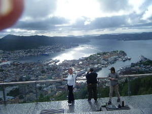 \bergen from the furnicular railway lookout