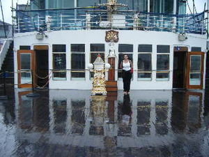 On the deck of Britannia