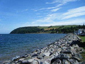 View of Cromarty sea wall