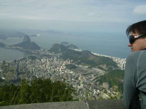 Gazing out over Rio