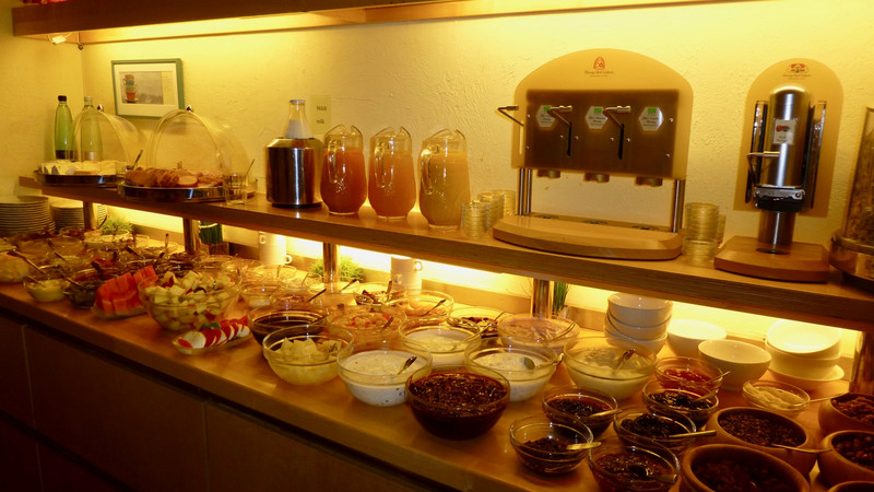 Brekkie Buffet at our Favorite Accommodation in Lübeck