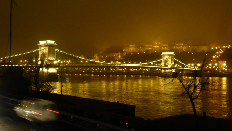 The Széchenyi Chain Bridge over the Danube