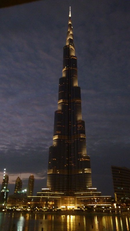 Burj Khalifa at night 