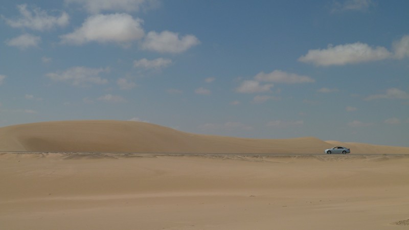 Dunes and Nat's car