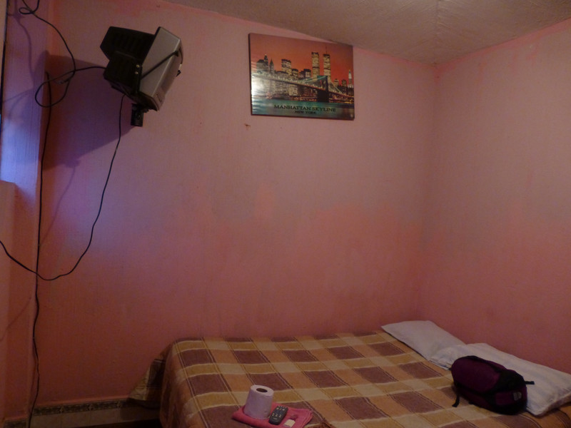 My room in Hotel Sucot, Huehuetenango
