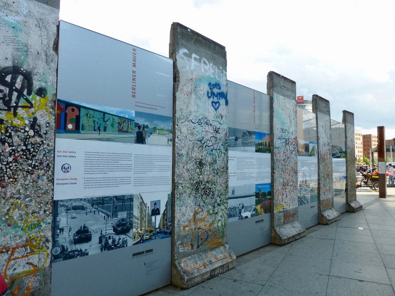 Well-Graffitied Berlin Wall Sections