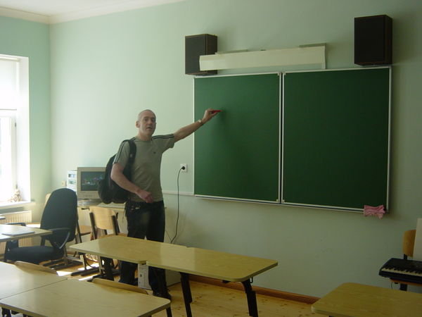 Small village classroom.
