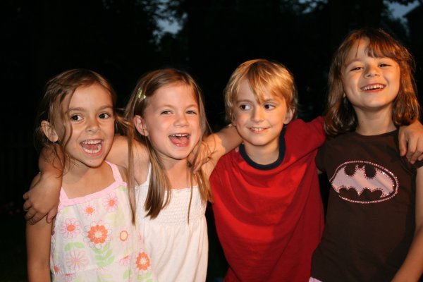 Emily, Bella, Nathan and Lily