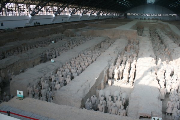 the soldiers in the first pit