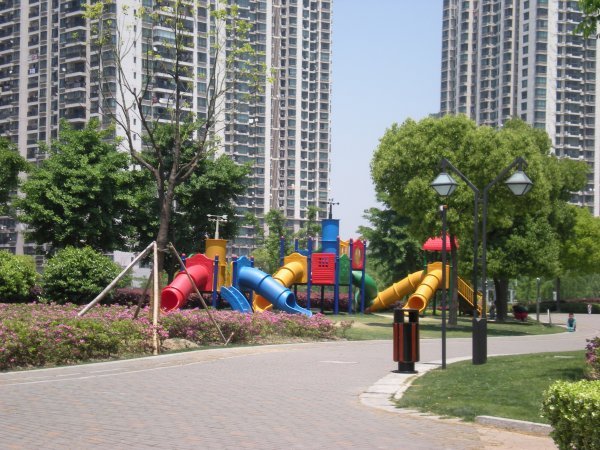 a playground in a city park...rare find