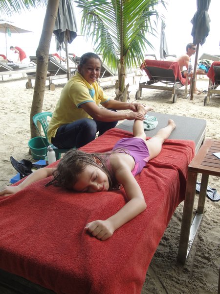 massages on beach