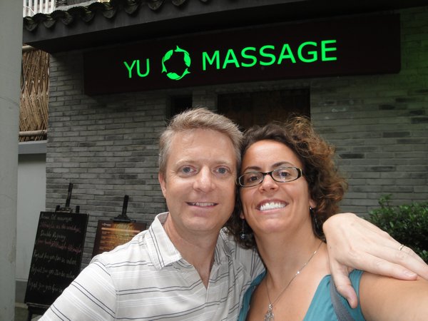 Yu massage? I massage!