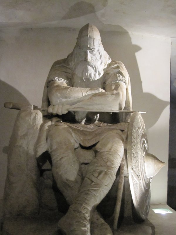 sculpture in the catacombs