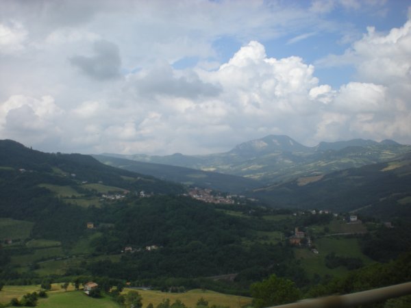 The Tuscan hillside... just beautiful