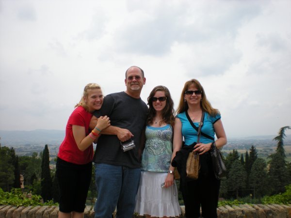 The fam in Assisi