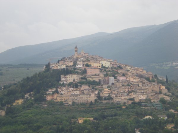 One of many hilltop towns we saw in Umbria and Liguria