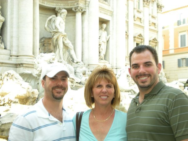 The Roberts at Trevi Fountain