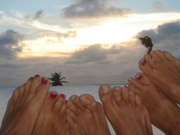 Feet and Sunset