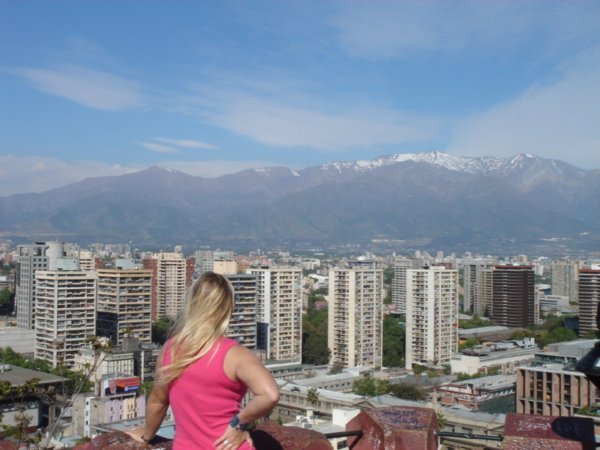 Santiago and the Andes