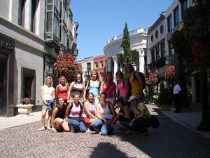 Our group on Rodeo Drive