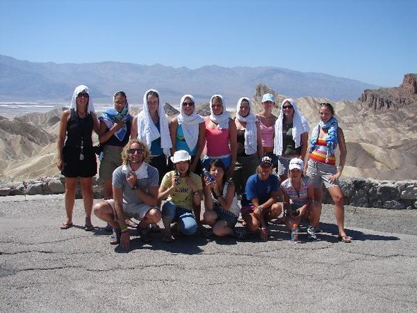 Our group in Death Valley