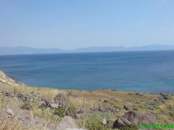 Lesbos as seen from Babakale