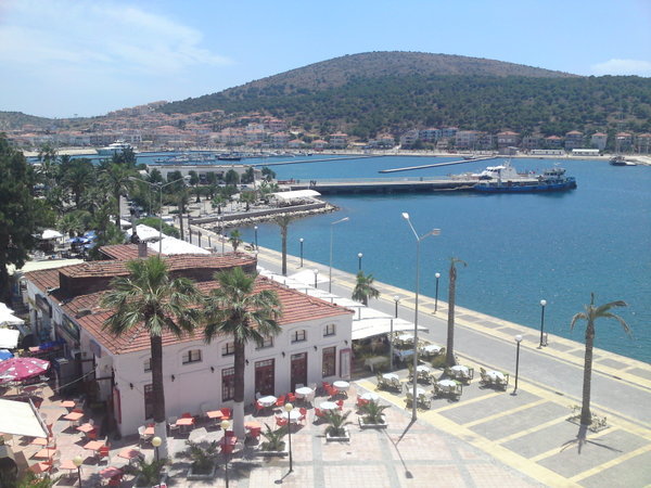 Harbour from Cesme balcony