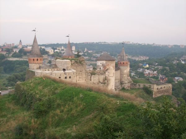 the castle from the curtain-wall of the new fortress