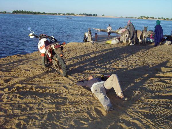 exhaustion on the banks of the Niger