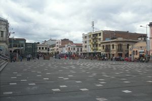 Plaza outside the municipal market
