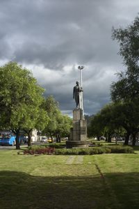 Another plaza & statue