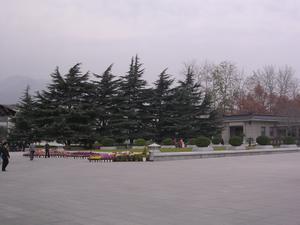 The grounds of the most touristy site in China