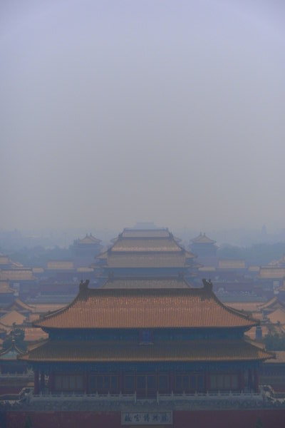 Golden roof tiles of the Forbidden City
