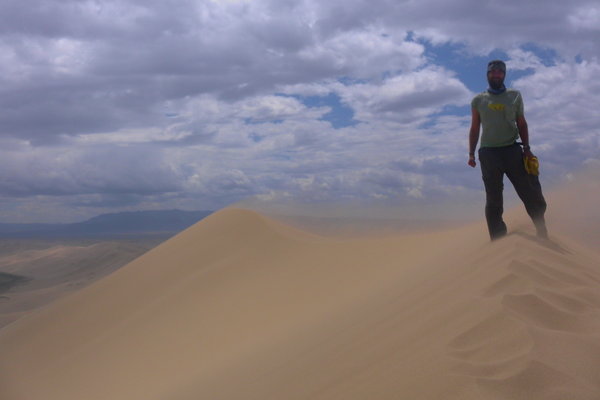 Top of the dunes, Gobi