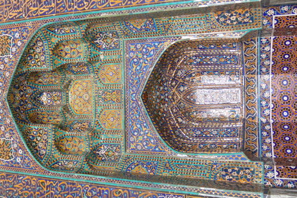 Amazıng mosaic work, Uzbekistan