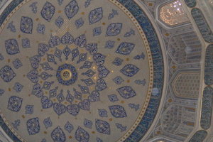 Tıled dome of mausoleum, Uzbekistan