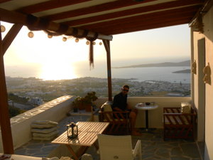 getting ready for sunset, Paros