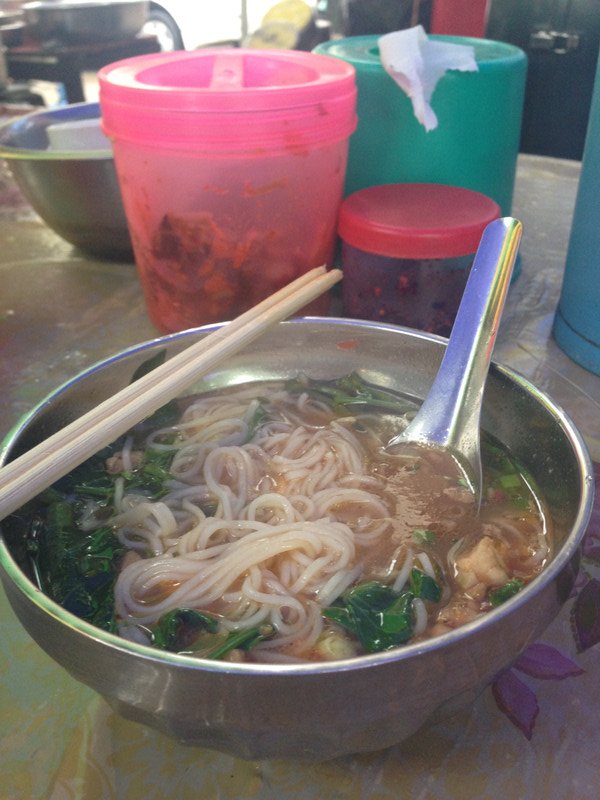 Shan noodle in Yangon