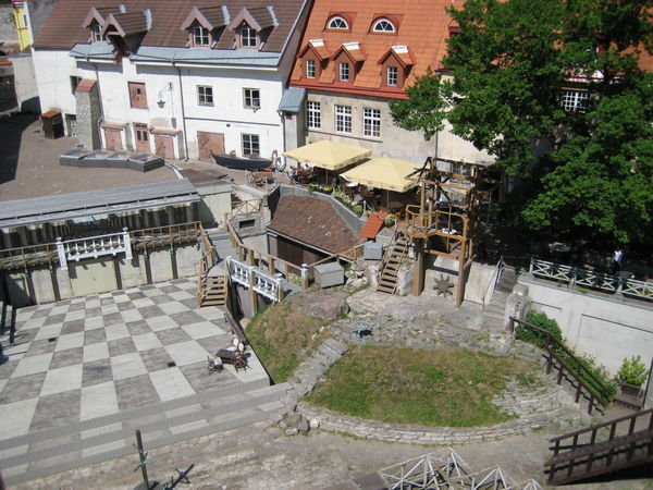 Linnateater's outdoor stage
