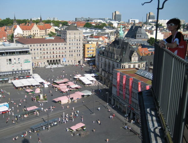 Halle's downtown market square