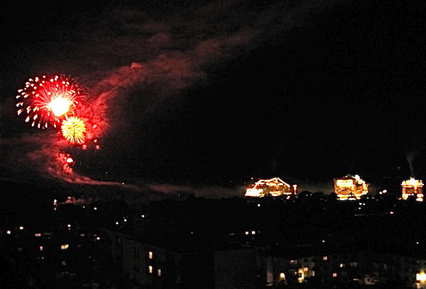 Fireworks over Ogden Point