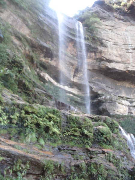 Katoumba Falls from halfway down