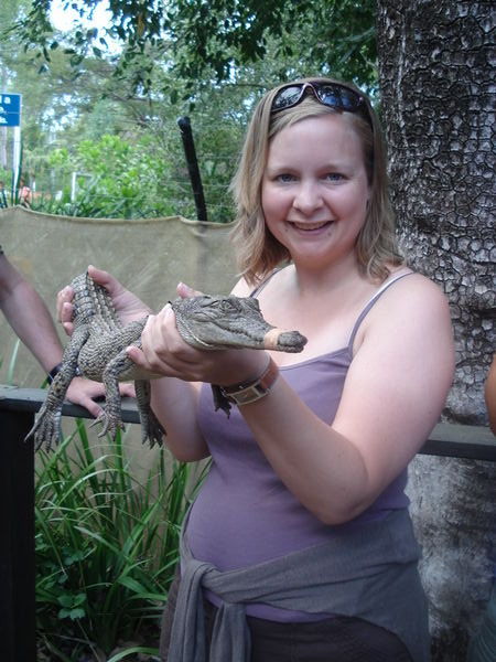 Me and Britney the Croc!