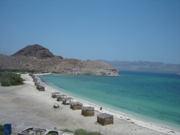 The Sea of Cortez as seen from bus
